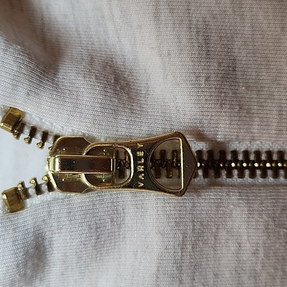 Varley Davidson Quarter-Zip Sweatshirt Ivory Marie Size Large - Picture 12 of 16